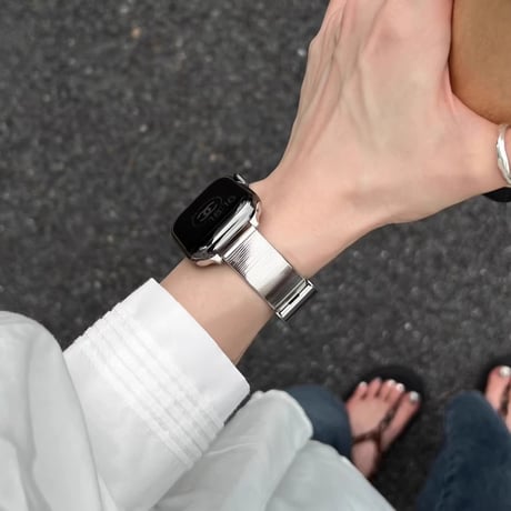 おしゃれ光沢感 Apple watchSerise10 バンド Ultra2/1 series9 8 7 6 5 4  3 2 SE2 オシャレアップルウォッチベルト シンプル 高級感[M4884]