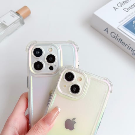 指紋防止耐衝撃 iphone15pro/15promaxケース 光る 半透明 iphone14pro/13/12proカバー マット高品質[M4131]