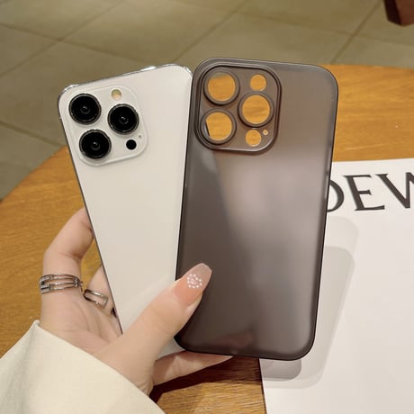 薄型 iPhone14plus/14proケース 指紋防止 アイフォン13mini/12/11proカバー 黄ばまない 軽い ハードケース[M2233]