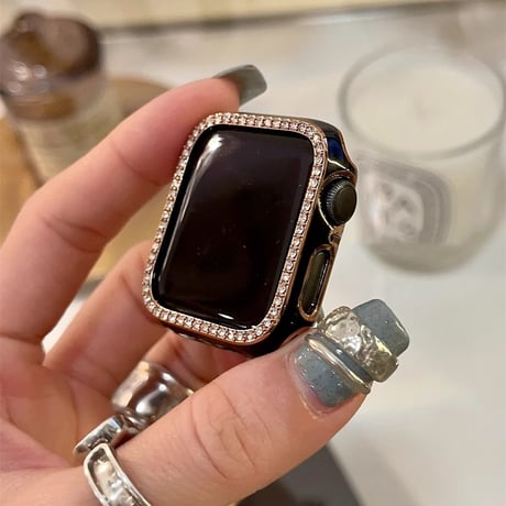 アップルウォッチ ケース ダイヤデコ AppleWatch保護カバー Ultra2/1/SE(第2/1世代)/Series9/8/7/6/5/4/3/2/1 おしゃれ[M4642]