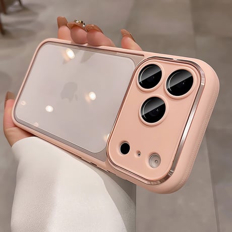 高品質 iPhone17pro/17promaxケース 滑り止め加工 iPhone16promax/15/14/13proカバー 耐衝撃 黄ばまない[M6149]