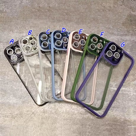 【iPhone15対応】耐衝撃高透明iPhone14promaxケース  キラキラカメラレンズ保護フィルム付き 高級感 頑丈[M2254]