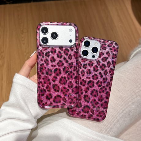ヒョウ柄 iPhone17Pro/17ケース アニマル柄 艶感 iPhone17ProMax/16Pro/15カバー オシャレ 秋冬ファッション  [M5926]