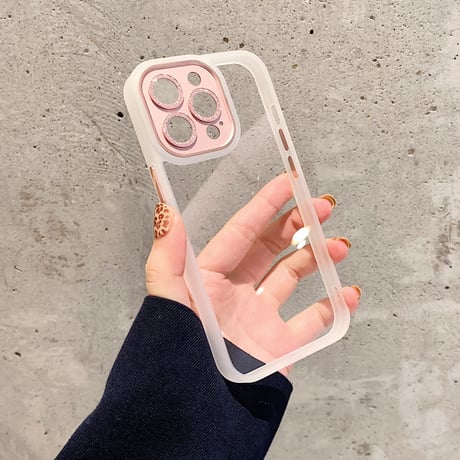 耐衝撃 iphone13/12promaxカバー  キラキラカメラレンズフィルム付 iphone11ケース  高透明感 頑丈耐久性 使用簡単[M1749]