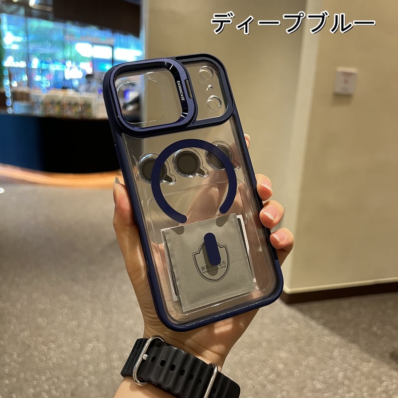 カメラスタンド付 iPhone17ProMax/17ケース レンズフィルムプレゼント