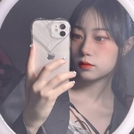 ハート型 透明iphone11/12promaxケース クリアiphonexs/xsmaxカバー  写真メモ挟める   ガールズに超人気M732