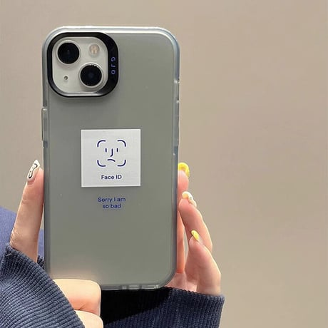 FACE ID iPhone14Pro/13ケース 指紋防止 アイフォン12pro/11カバー シンプル お揃い 男女兼用 頑丈 ギフトにおすすめ[M3365]