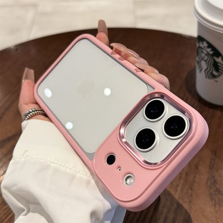 高品質 シンプル iPhone17ProMax/17Proケース 耐衝撃 金属カメラ枠 iPhone17/Airカバー 装着しやすい 黄ばまない [M5727]