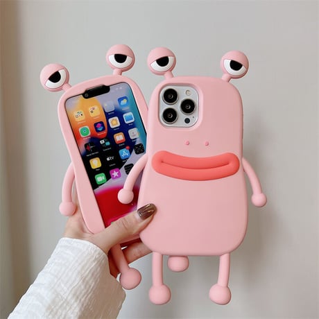 カエル iphone14/13ケース シリコン アイフォン12/11カバー  可愛い ストレス解消 プレゼントにおすすめ[M2080]
