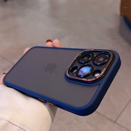指紋防止 iphone14pro/14promaxカバー マット加工 汚れ付きにくいiphone13/12promaxカバー  耐衝撃 滑りにくい 高品質[M2294]