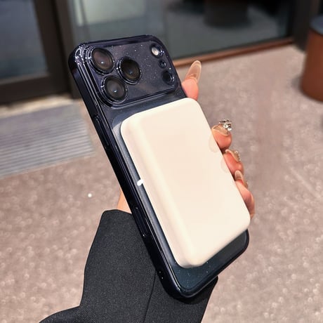 キラキラ MagSafe iPhone17/17Proケース 星の空 輝く iPhone16Pro/15/14カバー ラメ入り オシャレ 美しい[M3814]