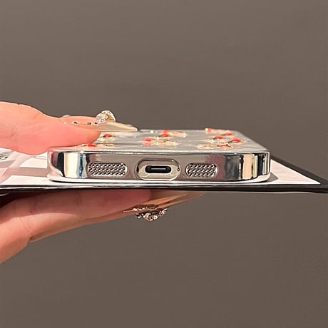 薔薇 iPhone16/16Proケース おしゃれ iPhone15Pro/14/13pro/12ケース 大人かわいい 女子力高い[M4745]