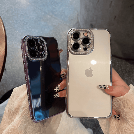 【iPhone17対応】ジュエリーデコ iPhone17e/16/14/15proケース  キラキラ オシャレ綺麗アイフォン13/12proカバー 高品質 カメラレンズフィルム付き [M1537]