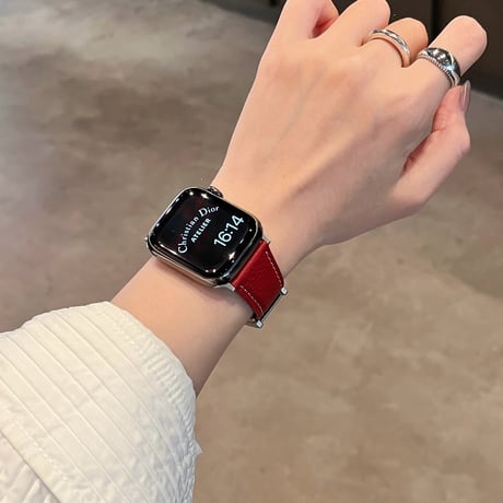 マグネット式  アップルウォッチバンド レザー シック AppleWatch S11/10 バンド 高級感 Ultra series8 7 6 5 4  3 2 SE SE2 おしゃれ[M6175]