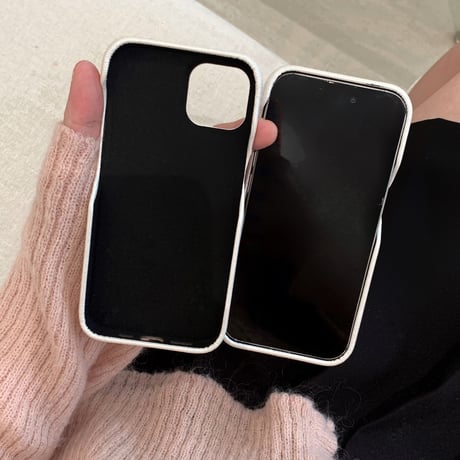 ダイヤデコレザー iPhone16Pro/16ケース 光によって変色 iPhone15Promax/14/13カバー 高級感たっぷり エレガント[M4859]