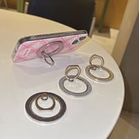 マグセーフスマホリング スタンド一体 キラキララメ入り  落下防止 オシャレ ギフトにおすすめ[M3902]