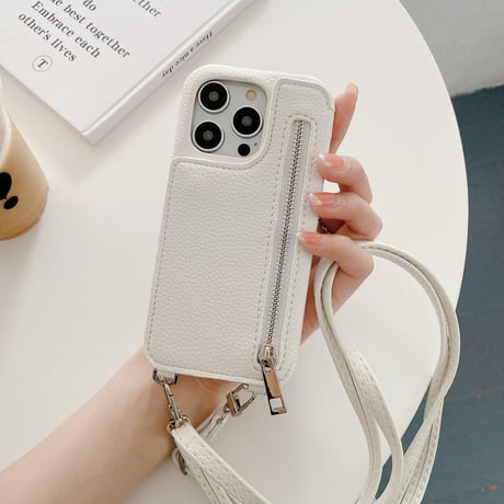 小銭/カード入れ iPhone15/14proカバー 鏡/ストラップ付アイフォン13/12/11proケース レザー 高品質 ガールズに人気 プレゼントおすすめ[M3151]
