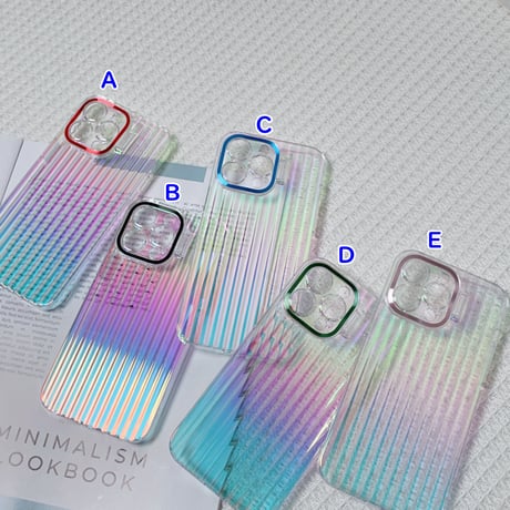レーザー iPhone14/13proケース スタンド付 アイフォン13/12proカバー キラキラクリアケース 高品質高級感 落下防止[M3106]