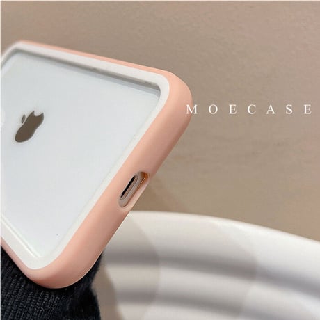 バンパー iPhone14/14proカバー 放熱 iPhone13/12/11promaxケース カラー枠 頑丈耐衝撃 シンプル風  男女兼用[M3191]