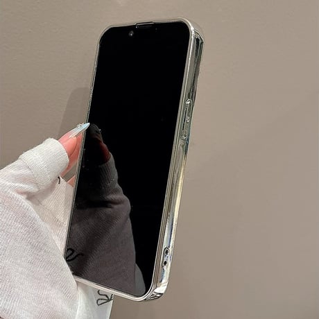 ジュエリーハート 鏡 iPhone15/15proカバー高級感 iPhone14/13pro/12ケース 女子力アップ キラキラ 可愛い[M4236]