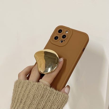 金属グリップ付 iPhone13pro/13promaxケース   スマホスタンド iphone12 /11promaxカバー   可愛い 品質いいM1138