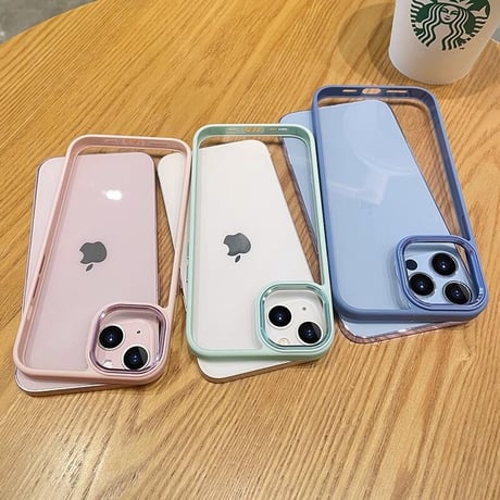 iPhone15/15Proケース クリア 高透明 黄ばまない 金属レンズ枠  頑丈 for iPhone12/13/14カバー オシャレさんにおすすめ[M3503]