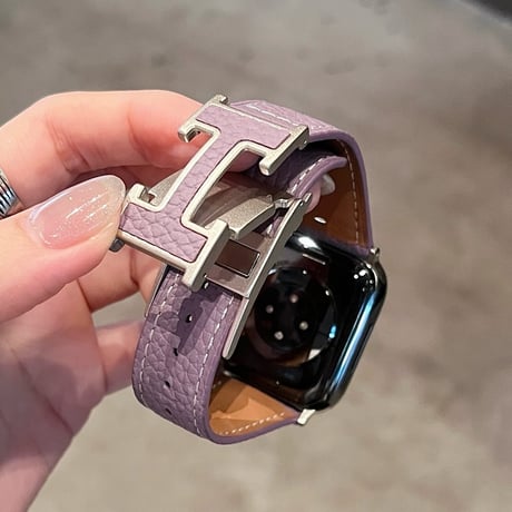 マグネット式  アップルウォッチバンド レザー シック AppleWatch S11/10 バンド 高級感 Ultra series8 7 6 5 4  3 2 SE SE2 おしゃれ[M6175]