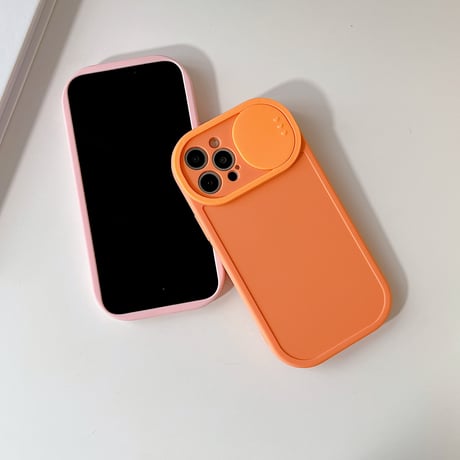 カメラレンズカバー付き iphone13/12promaxケース  シンプル iphone11/XSカバー カラフル  お揃い 頑丈[M1926]