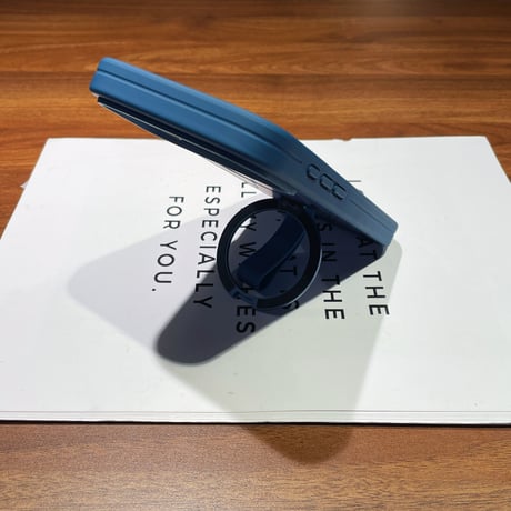 iPhone17Pro/17ProMaxケース Magsafe充電リングスタンド付 iPhone16Pro/15Plus/14カバー 指紋防止 高品質 落下防止ベルト [M5539]