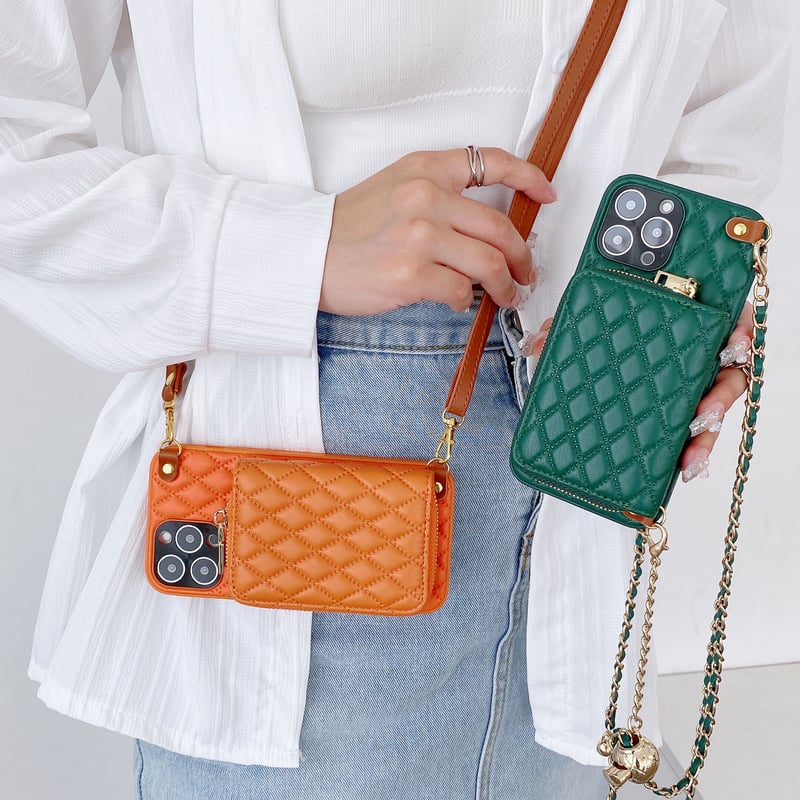 財布付 iPhone14pro/14promaxケース レザー カード入れ6個 アイフォン13