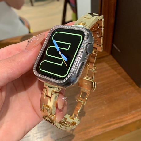 高級感 Apple watch Series10バンド おしゃれ金属 アップルウォッチバンド Ultra series8 7 6 5 4  3 2 SE SE2 高品質 セレブ愛用[M5201]