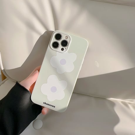 シンプル花柄 iphone14/13proケース シック アイフォン12/11promaxカバー 淡色 ファッション 女子力アップ [M3366]