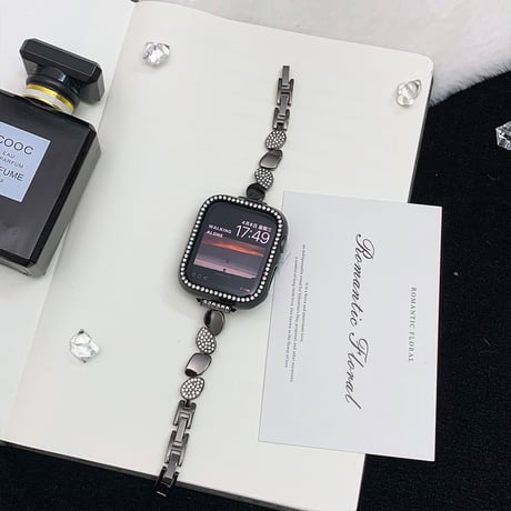 ダイヤメタル  AppleWatchバンド オシャレシック AppleWatchベルト Series 11/10/9/8 SE3/2  Ultra3/2/1 高級感高品質[M6269]