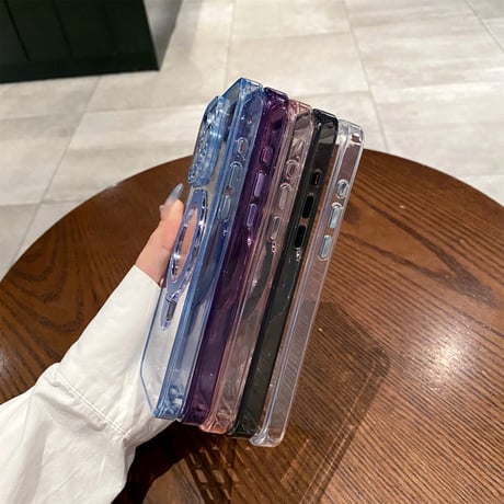 黄ばまない iPhone15pro/15promaxケース  MagSafeリングスタンド レンズフイルム iphone14/13pro/12カバー 耐衝撃 高機能[M4137]