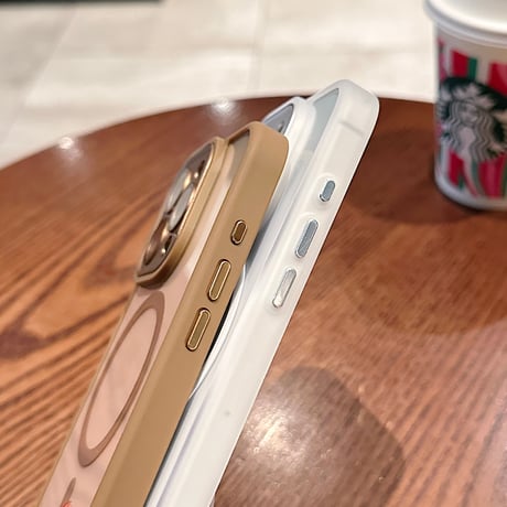 レンズ保護 iPhone16pro/15promaxケース Magsafe対応 耐衝撃加工 アイフォン14pro/13/promax/12カバー 黄ばまない 高品質 耐久性ある[M4903]