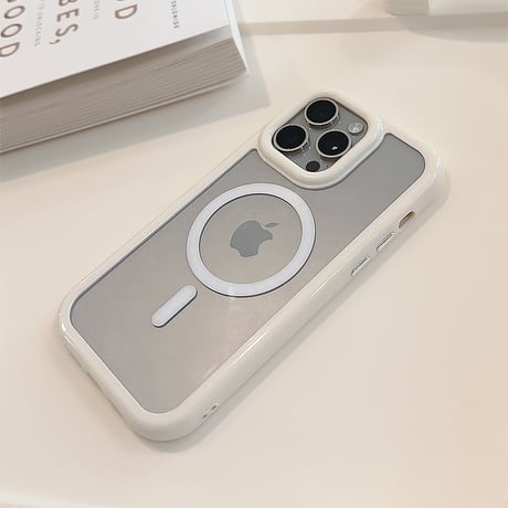 淡色Magsafe対応 iPhone15/15plus/15proケース くすみカラー iPhone14pro/13/12proカバー  頑丈 耐久性あり[M3955]
