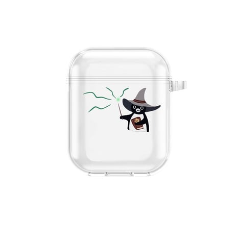蓋を開けると光る ペンギン Airpods Pro2カバー クリアairpods3ケース 可愛い 面白いプレゼント [M2581]