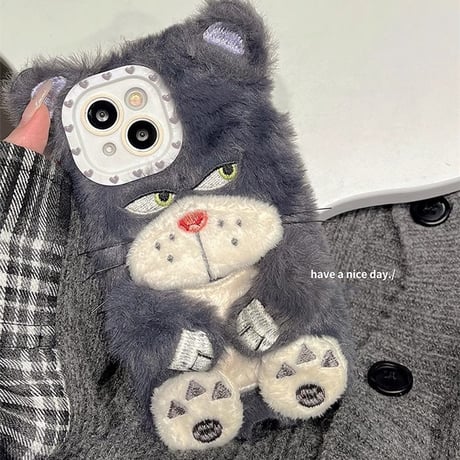 かわいい猫ちゃんiphone15/15proケース 柔らかい iphone14pro/13/12/11カバー  丈夫 プレゼントにおすすめ[M3657]