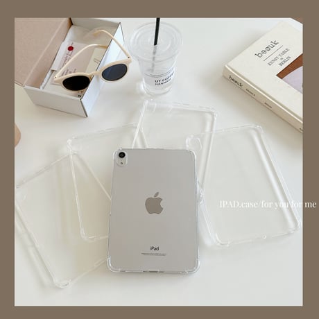 耐衝撃加工クリアiPad Air(第5世代)ケース iPad(第10世代)カバー  アイパッドプロ/ミニ対応 シンプル風 軽量頑丈 持ち運びやすい[M3158]