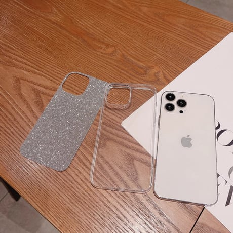 キラキラインナー シート iPhone用 お洒落 ラメ iphone16/15/14/13/12/11ケース対応  可愛い 光る 取り付け/取り外し自由 ファッションセンスいい[M3682]