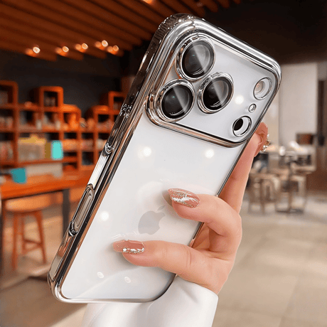 メタル iPhone17pro/16promaxケース  クリア 黄ばまないアイフォン15pro/14/13/12proカバー カメラ保護 軽量 定番商品[M3550]