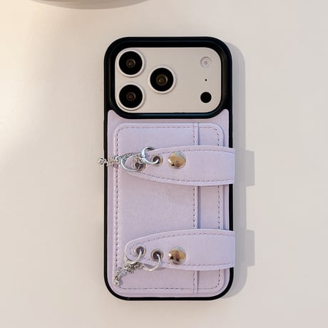 カード入れ付 iPhone17Pro/17ケース レザー製 iPhone16Promax/15pro/14ケース 耐久性ある 高品質[M6375]