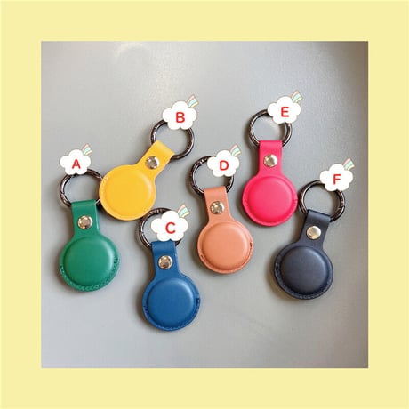 レザー AirTagケース おすすめ  エアタグカバー  キーホルダー付き 純正 頑丈 耐久性M541