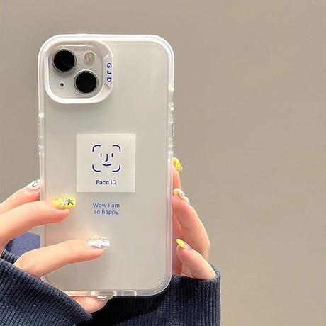 FACE ID iPhone14Pro/13ケース 指紋防止 アイフォン12pro/11カバー シンプル お揃い 男女兼用 頑丈 ギフトにおすすめ[M3365]