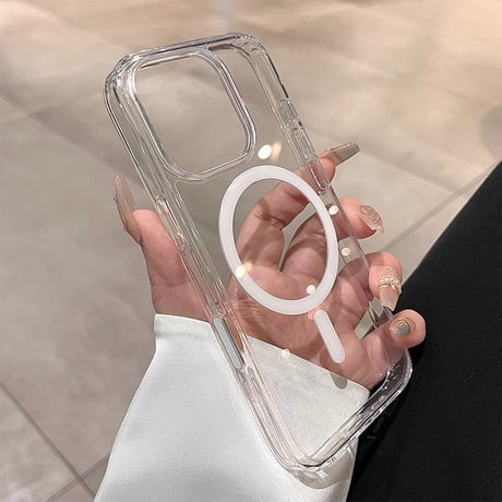 カメラコントロールカバー付 iPhone16Proケース iPhone16 iPhone16ProMax MagSafe対応 黄ばまない 高透明 光沢感 耐衝撃加工 丈夫 抗菌性[M4843]