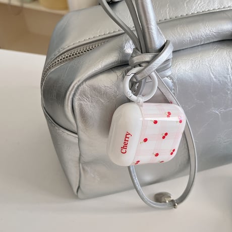 Girlsファッション Airpods 4ケース 韓国風 イチゴ/サクランボ Airpods3/Pro2ケース airpodsproカバー 可愛い 女子力高い [M5368]