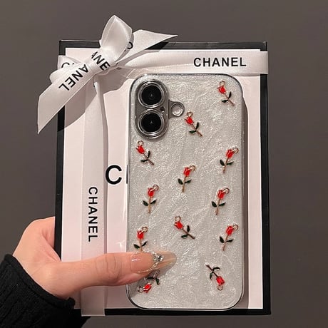 薔薇 iPhone16/16Proケース おしゃれ iPhone15Pro/14/13pro/12ケース 大人かわいい 女子力高い[M4745]