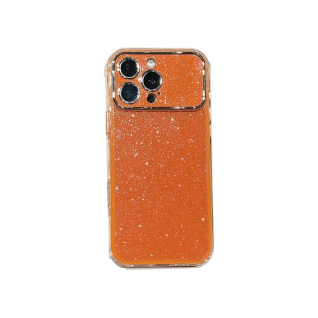 キラキラ iPhone17/17Proケース ラメ入り背面 美しい iPhone17ProMax/Airケース 2層構造 耐衝撃加工 [M5801]