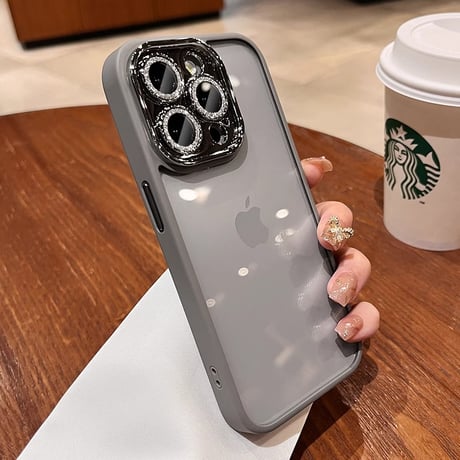 大人気 iPhone16pro/16plusケース キラキラカメラカバー 黄ばまない  iphone15pro/14/13/12proケース 丈夫 シック[M3861]