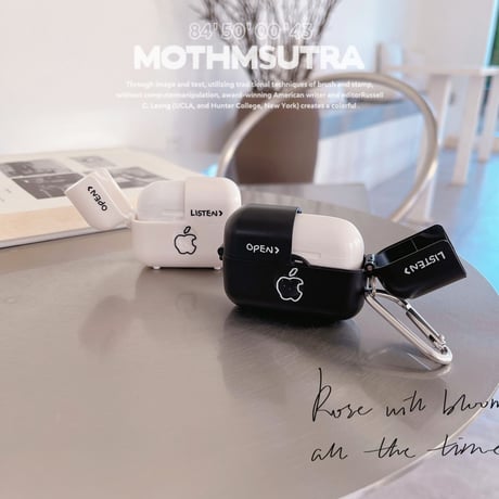 ボタン押すと開ける airpods保護ケース 面白い airpods3/proカバー  フックき  可愛い ギフトにおすすめ お揃い [M2097]